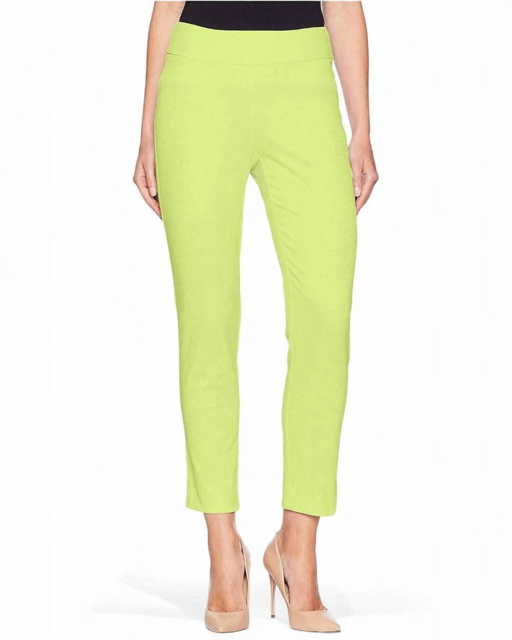NEW KRAZY LARRY pique straight pant in lime